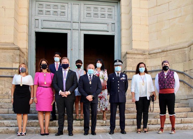 El alcalde de Albacete agradece el comportamiento cívico de la ciudadanía y traslada un mensaje de recuerdo a los fallecidos por la Covid-19 en el día de la patrona