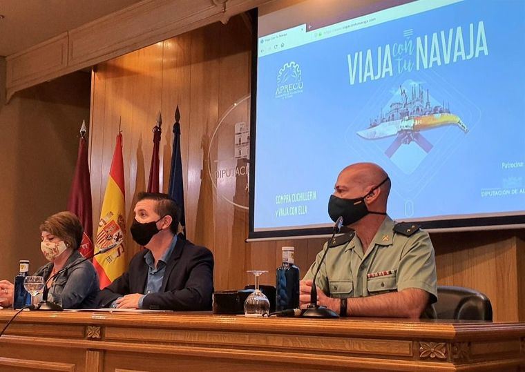 La campaña para saber cómo viajar con artículos de cuchillería recibe apoyo económico de la Diputación de Albacete