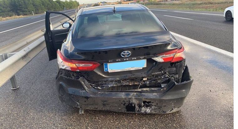 Sucesos.- Paco Núñez (PP) sale ileso tras sufrir un accidente de tráfico en La Gineta (Albacete)