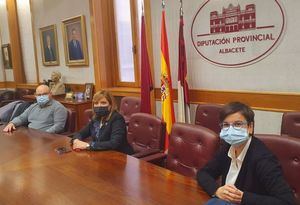 La Diputación Albacete valora nuevas vías de colaboración con Fundación 'El Sembrador' Cáritas en este contexto de pandemia