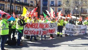 Las plantillas de transporte sanitario de Albacete, Ciudad Real y Guadalajara reanudan el lunes la huelga indefinida