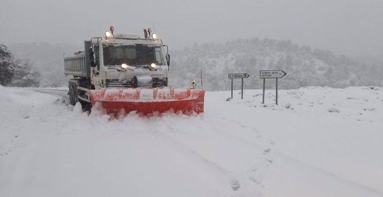 Temporal.- Casi 100 militares de la UME llegarán este miércoles a Albacete por la previsión de fuertes nevadas