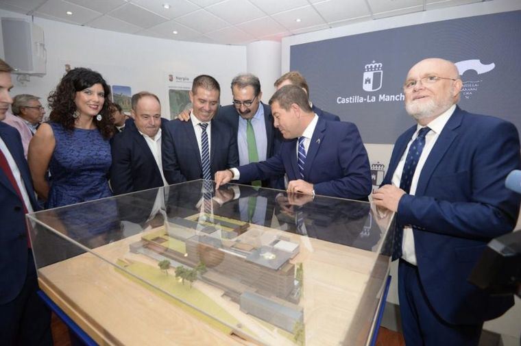 Foto: Maqueta Hospital Universitario de Albacete. (Archivo)