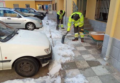 Temporal.- Ayuntamiento de Albacete ya ha esparcido por la ciudad 401 toneladas de sal