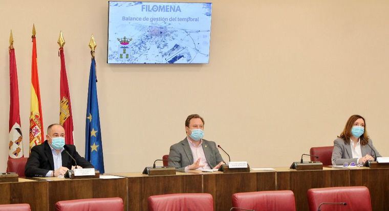 El Ayuntamiento de Albacete afronta unos costes extraordinarios de más de dos millones de euros tras el paso de 'Filomena'