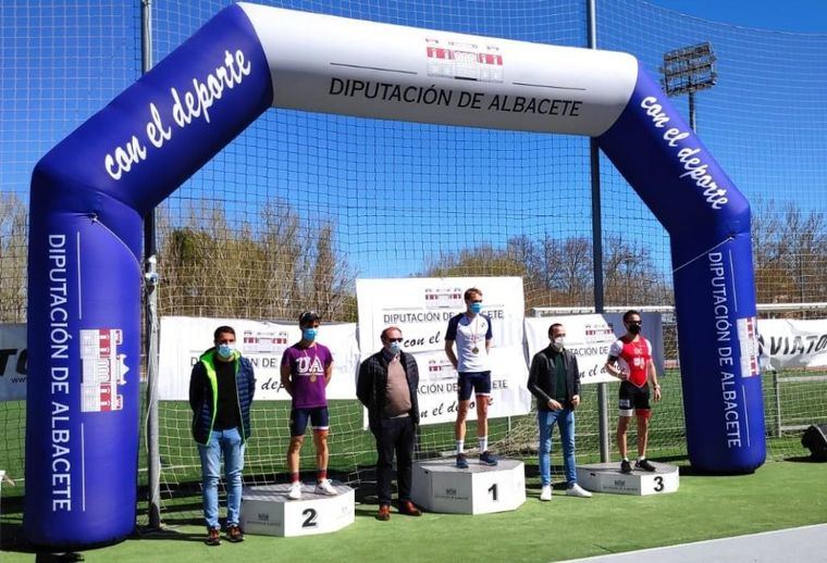 Fran Valera y Dani Sancha, testigos de la VII Duatlón Ciudad de Almansa