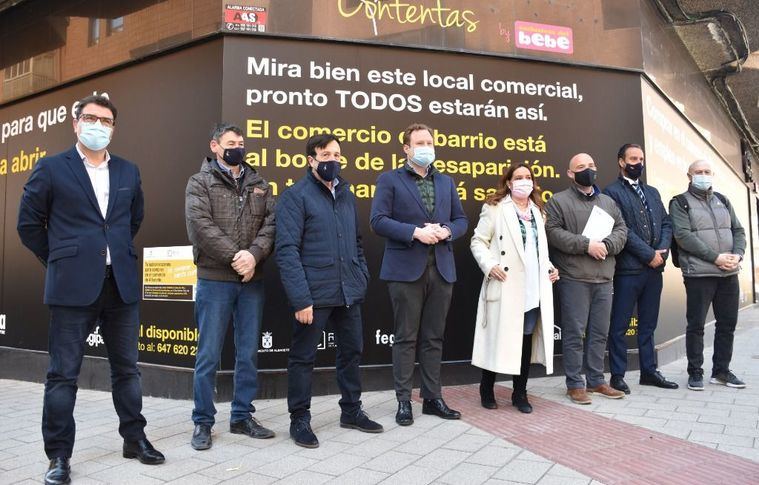 El Ayuntamiento de Albacete y FECOM lanzan la mayor campaña de apoyo al comercio local en la que se han implicado 500 establecimientos