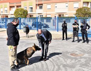 Una exhibición canina demuestra en Albacete las ventajas de crear una unidad cinelógica para mejorar seguridad ciudadana