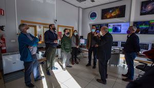García-Page conoce el trabajo del Gran Telescopio Canarias (GTC) dentro del proyecto StarLight que impulsa el Gobierno regional
