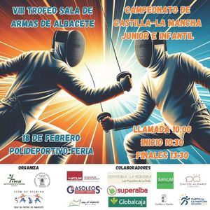 Albacete acoge el Campeonato Regional de Esgrima junior e infantil