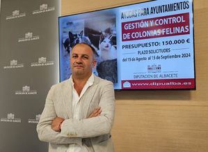 El Gobierno de la Diputación de Albacete impulsa unas nuevas ayudas municipales para la gestión y control de colonias felinas
