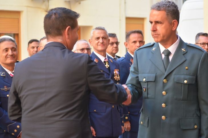 Santi Cabañero participa en el acto conmemorativo del 179º aniversario de la fundación de la Guardia Civil