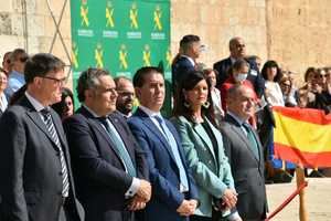 El presidente de la Diputación de Albacete, Santi Cabañero, participa en los actos organizados por la Guardia Civil con motivo de la festividad de su patrona