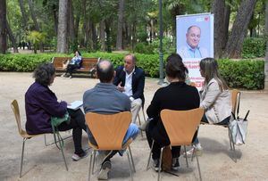 Emilio Sáez anuncia un Plan Director de Zonas Verdes con una adecuación integral del Parque de Abelardo Sánchez