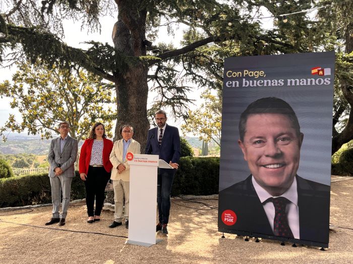 El PSOE centra campaña en la 'voz propia' de Page frente a un Núñez 'escondido' en sus líderes para 'tapar carencias'