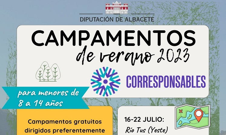 Los 'Campamentos de Verano Corresponsables' de la Diputación de Albacete se podrán solicitar desde este miércoles