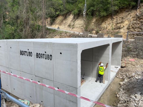 La CHS avanza en las obras de drenaje del río Zumeta a su paso por Góntar, pedanía de Yeste (Albacete)