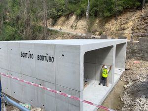 La CHS avanza en las obras de drenaje del río Zumeta a su paso por Góntar, pedanía de Yeste (Albacete)