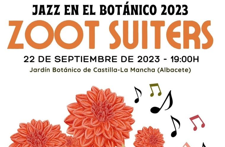 Este viernes se celebra en Albacete la tercera edición de 'Jazz en el Botánico' con el grupo murciano Zoot Suiters