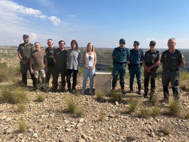 Sueltan un pollo de águila perdicera en Jorquera tras su recuperación en el Centro de la Fauna Salvaje de Albacete