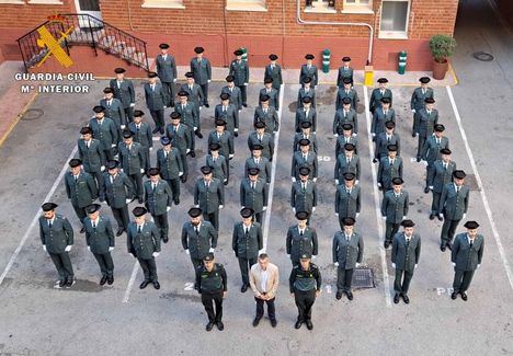Un total de 71 nuevos guardias civiles se incorporan a los acuartelamientos de diferentes pueblos de Albacete