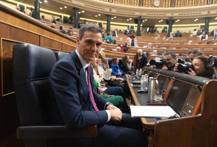 Pedro Sánchez, investido presidente del Gobierno con 179 votos, el 51% del Congreso