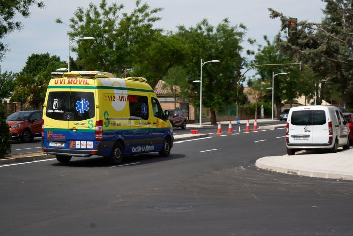 Un hombre de 56 años ingresado en el Hospital de Albacete tras un accidente laboral en San Clemente (Cuenca)