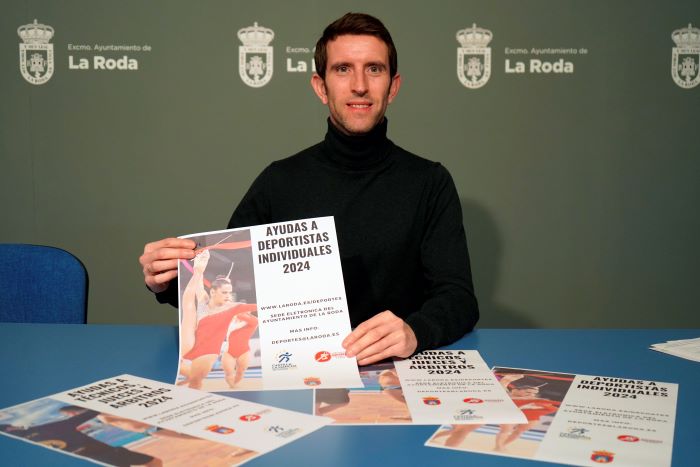 Deportistas, técnicos, jueces y árbitros de La Roda podrán solicitar ayudas de Ayuntamiento hasta el 13 de febrero