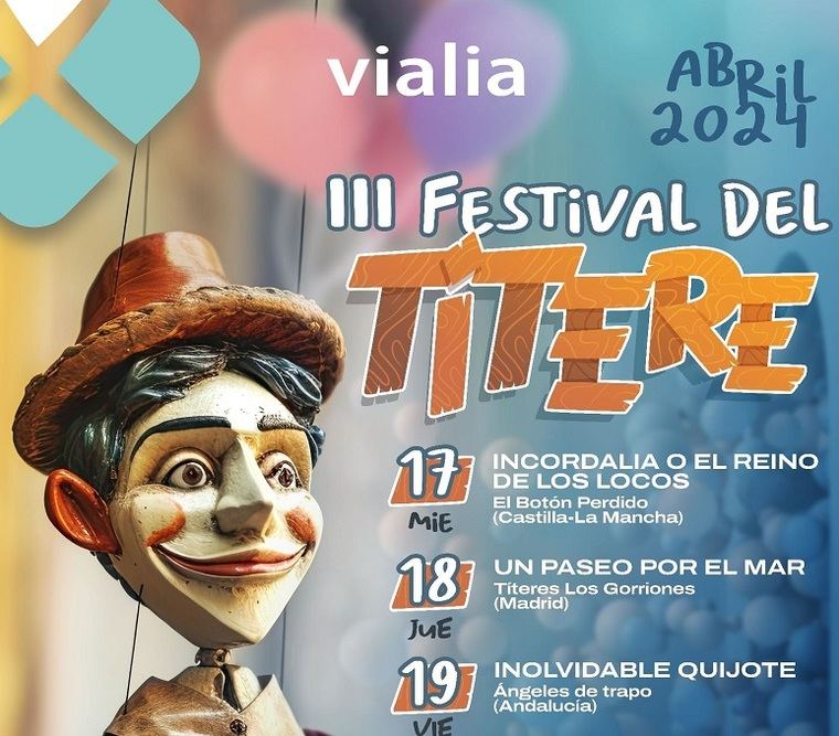 El Festival del Títere ofrecerá tres espectáculos de carácter gratuito en la estación Adif Vialia Albacete Los llanos