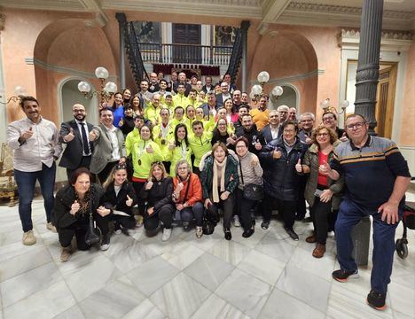 “Campeones sin límites”: La Diputación de Albacete celebra el éxito nacional cosechado en Málaga por los deportistas del C.D. San Ginés y Adapei de Asprona