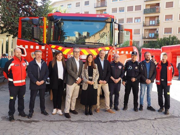La Diputación de Albacete se suma a la Semana de la Prevención de Incendios en Almansa de la mano de la Fundación MAPFRE y la Asociación Profesional de Técnicos de Bomberos (APTB)