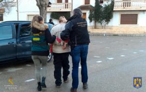 La Guardia Civil detiene en Madrigueras a un peligroso fugitivo huido de la justicia rumana