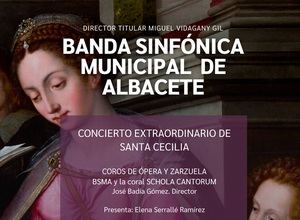 La Banda Sinfónica Municipal de Albacete reconocerá a Cultural Albacete y a su gerente Ricardo Beléndez este domingo en el concierto con motivo de Santa Cecilia