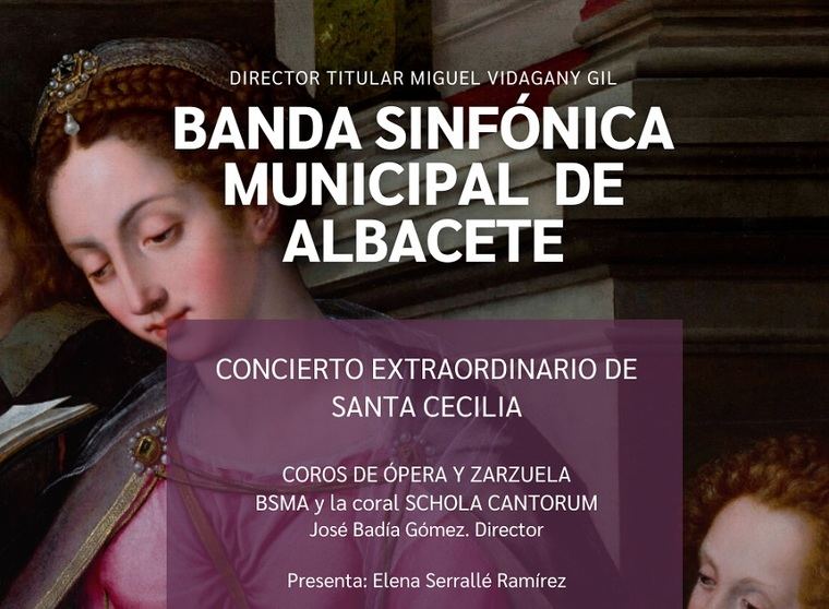 La Banda Sinfónica Municipal de Albacete reconocerá a Cultural Albacete y a su gerente Ricardo Beléndez este domingo en el concierto con motivo de Santa Cecilia