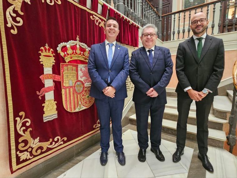 El presidente de la Cámara de Cuentas de Castilla-La Mancha visita la Diputación de Albacete