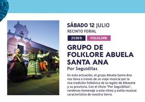 El grupo de folklore Abuela Santa Ana ofrece un homenaje a las seguidillas dentro del Verano Cultural 2025