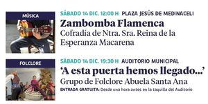 La Navidad continúa en Albacete este sábado con Zambomba Flamenca en la Plaza Jesús de Medinaceli y folclore en el Auditorio Municipal