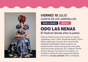 ‘Odo las Nenas’ convierte mañana la Caseta de los Jardinillos en un gran escaparate del talento femenino y la creación contemporánea