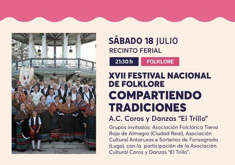 El XVII Festival Nacional de Folklore reunirá mañana en Albacete a grupos de tres comunidades en torno a la tradición popular dentro del Verano Cultural 2026