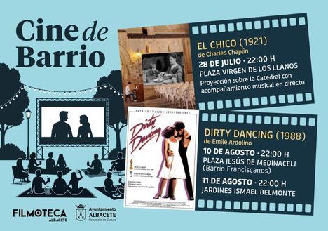 El Cine de Barrio regresa mañana a la programación del Verano Cultural de Albacete con una proyección especial en la Plaza Virgen de los Llanos