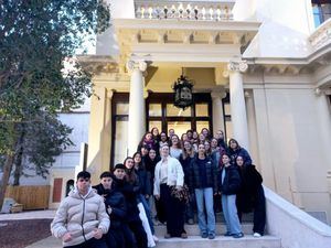 El Chalé Fontecha recibe la visita de alumnado de un programa de intercambio de inmersión lingüística