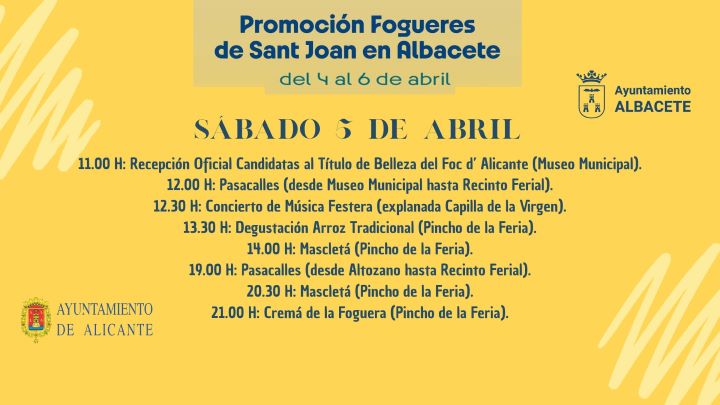 El Ayuntamiento anima a los albaceteños a convertirse en los mejores embajadores de la ciudad de Albacete con los casi 1.000 alicantinos que nos visitarán este fin de semana