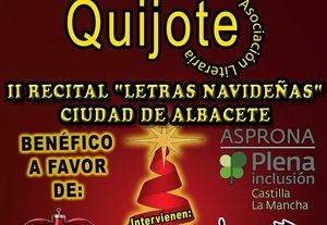 Este viernes se celebra el II Recital 'Letras Navideñas' Ciudad de Albacete a beneficio de Asprona