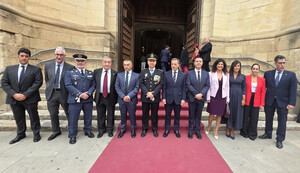 El subdelegado del Gobierno destaca el trabajo de la Policía Nacional y el alto porcentaje de esclarecimiento de infracciones