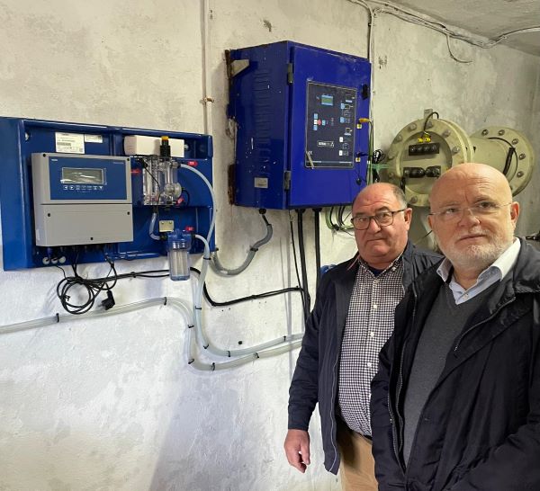 La Junta impermeabiliza el depósito de la red de agua potable de Bienservida para reducir hasta un 20 por ciento de pérdidas