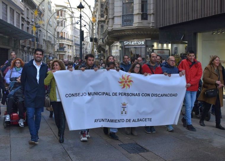La Diputación de Albacete ‘marcha’ por la igualdad apelando a la unidad para alcanzar la accesibilidad universal y la inclusión plena