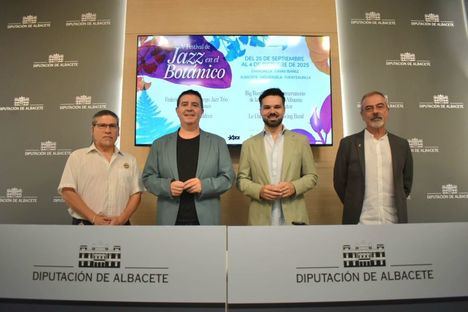 El Festival Jazz en el Botánico crece de la mano de la Diputación de Albacete y en su V edición incluye 12 propuestas culturales y llegará a la provincia