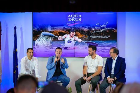 La Diputación de Albacete, junto con AquaDeus, traen al Recinto Ferial a Saúl Craviotto, máximo medallista olímpico español