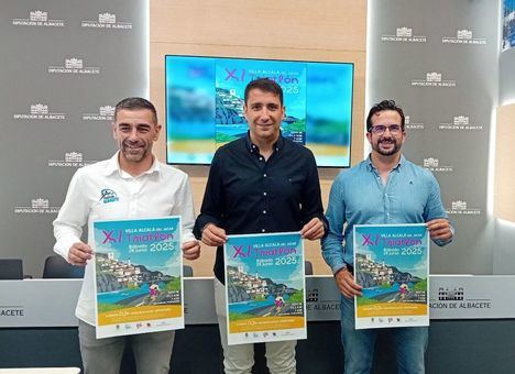 El XI Triatlón Villa Alcalá del Júcar avanza en el deseo de la Diputación de convertir el deporte en una experiencia completa
 