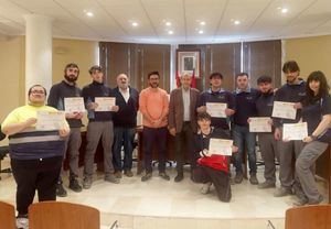 González de la Aleja recibe a un grupo de estudiantes italianos y afirma que “los intercambios son cada vez más frecuentes en centros educativos de Albacete”